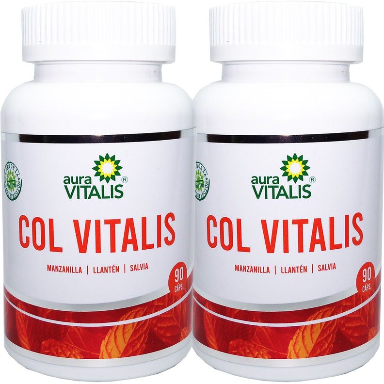 2 X AURA VITALIS COLON VITALIS 215MG 90 CAPSULAS -0