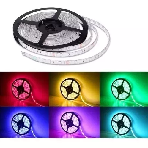 Tira Cinta Led RGB Y Multicolor 5 Metros Con Control Remoto-3