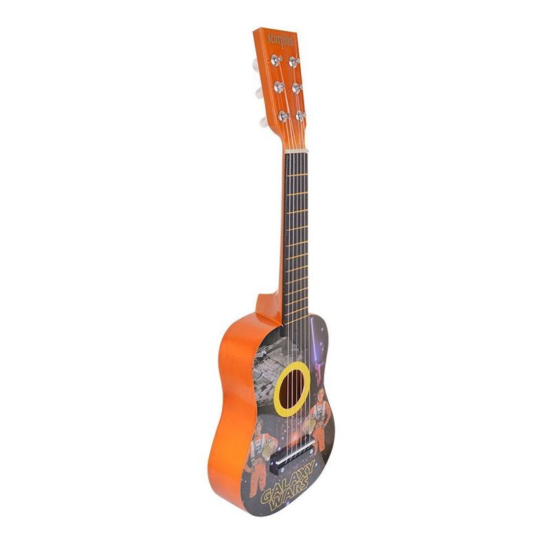 GUITARRA DE NIÑO 25 PULAGADAS NARANJA SCORPION-1