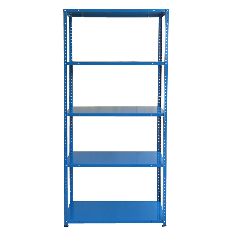 Repisa Estante Metálico 170x80x30cm Color Azul Petróleo-2