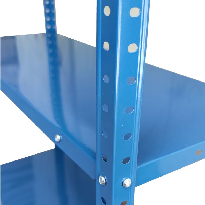 Repisa Estante Metálico 170x80x30cm Color Azul Petróleo-1