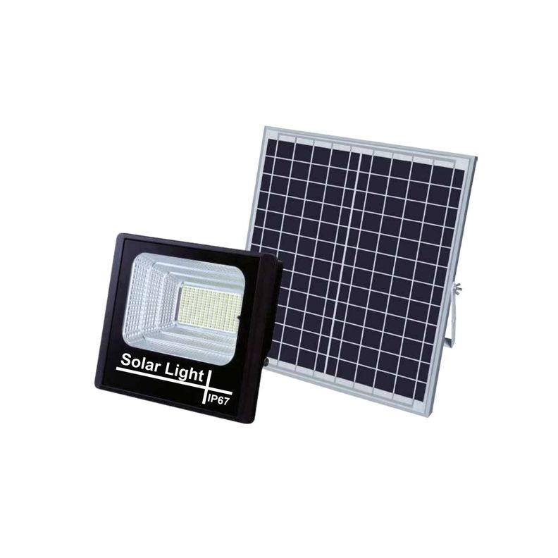 Foco Led Ip67 Con Panel Solar Y Control Remoto - PuntoStore-0