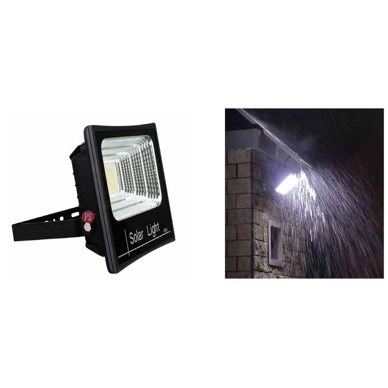 Foco Led Ip67 Con Panel Solar Y Control Remoto - PuntoStore-1