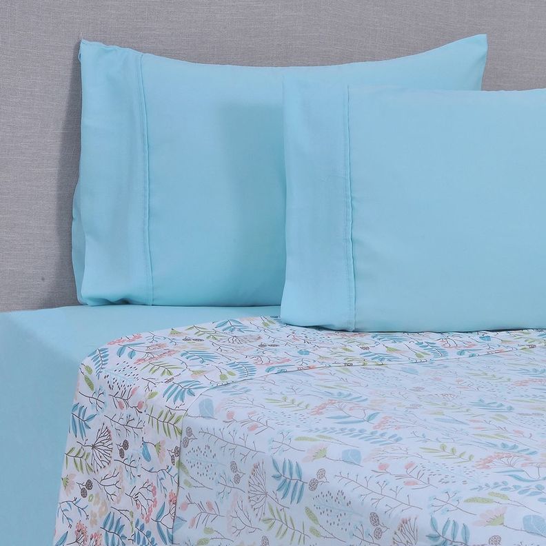 Sabana combinada estampada MF 2 P Azucena