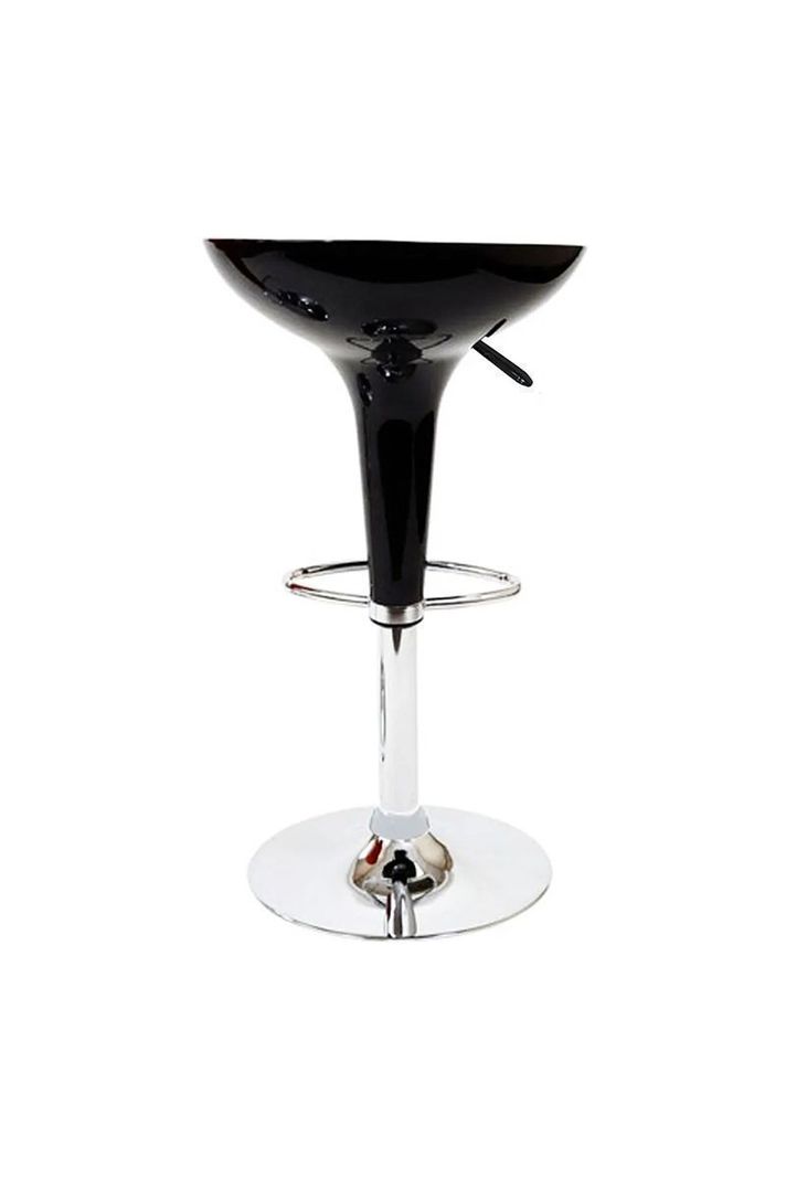 Pack 2 - Piso Bar Regulable Taburete Estilo Retro - Negro-3