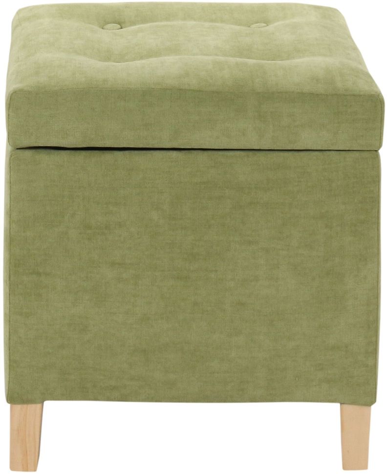 Pouf Baúl Rucato Pistacho Altea 46x46x50 cm Máxima Design-0