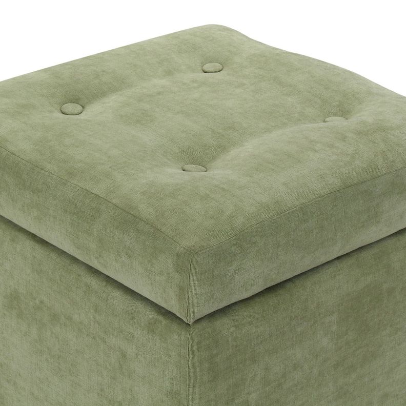 Pouf Baúl Rucato Pistacho Altea 46x46x50 cm Máxima Design-6