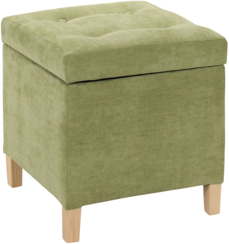 Pouf Baúl Rucato Pistacho Altea 46x46x50 cm Máxima Design-1