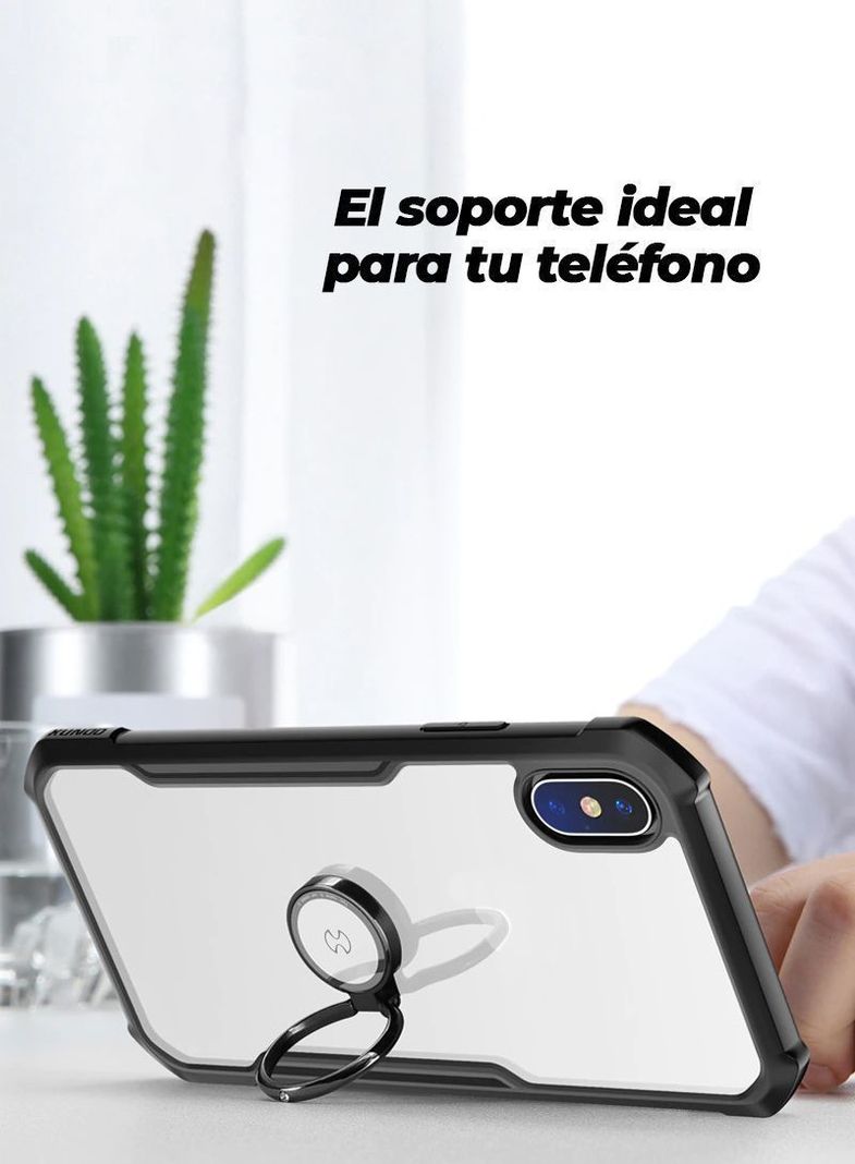 Carcasa Para Iphone 12 Pro Max Con Anillo Militar Grade Reforzada-4