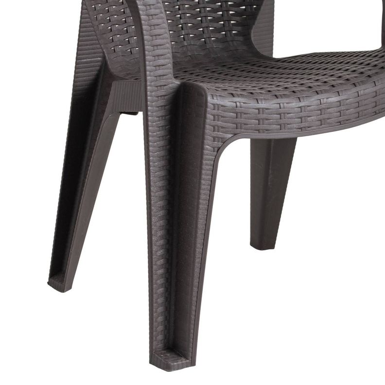 Silla Aruba Rattan Terraza Camping Apoyabrazos-2