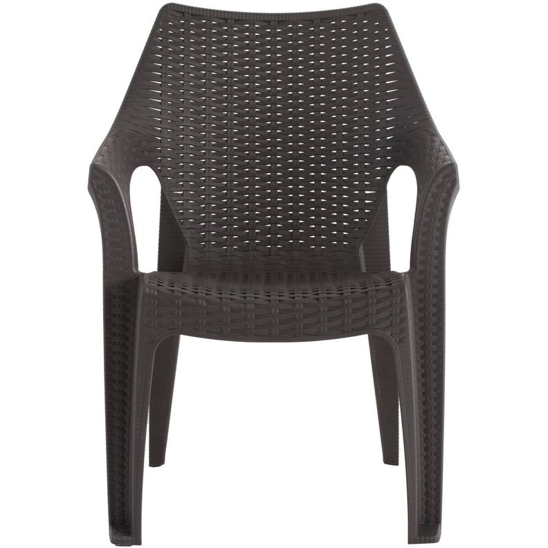Silla Aruba Rattan Terraza Camping Apoyabrazos-3