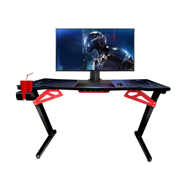 Escritorio Gamer Rgb Color Personalizable Con Control - Ps-1