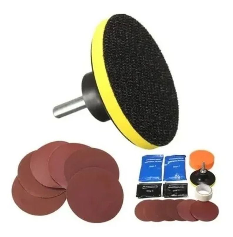 Kit Pulidor Micas Y Faros Principales Motos Y Autos-0