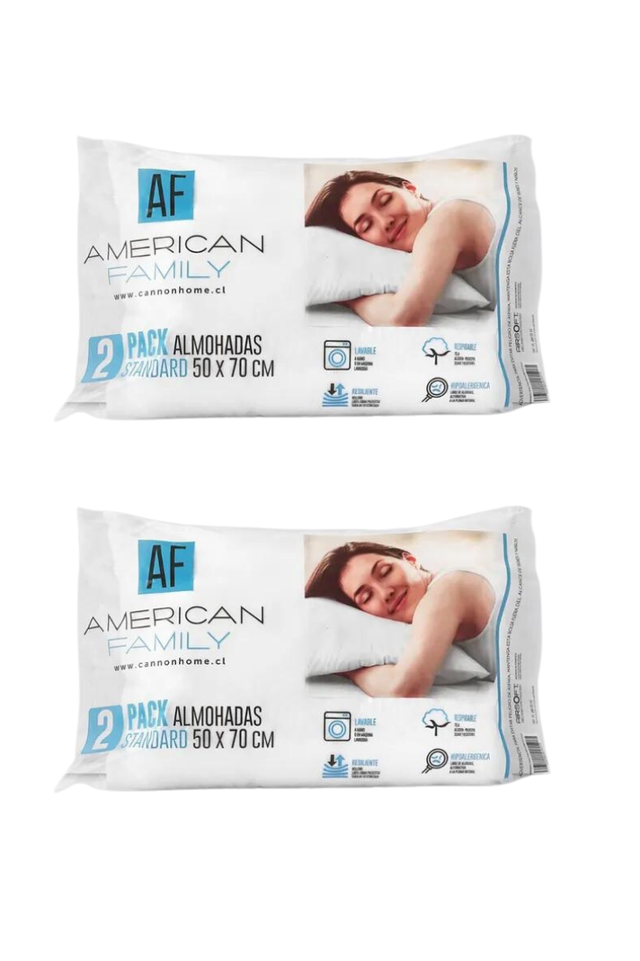 Pack 4 Almohadas AF Cannon 50X70cm-0