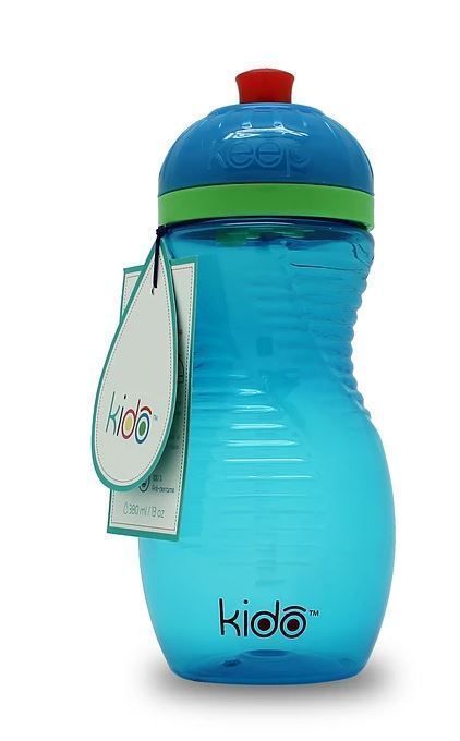 Botella 400ml Keep Kido celeste-0