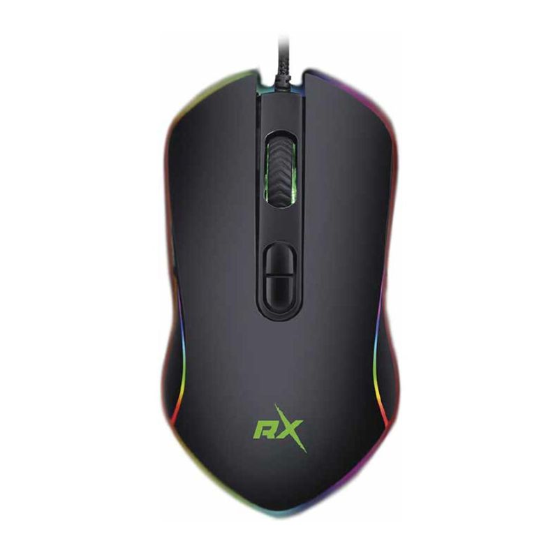 Mouse Gamer Ergonómico USB RGB 4500 DPI Reptilex-0