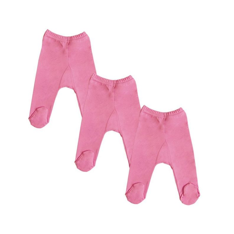 Set de 3  Panties Lisas de Algodón Fucsia para Bebé Pumucki-0