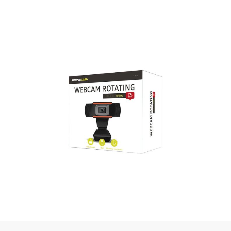 Camara Web Webcam Rotating Full Hd 1080p Tecnolab-5