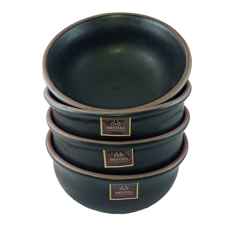 Set de Bowls Mestiza Negro Ebano-0