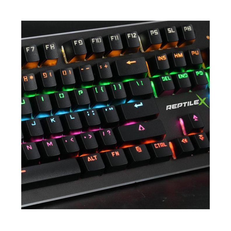 Teclado Gamer Pro Mecanico RGB Para PC USB Reptilex-1