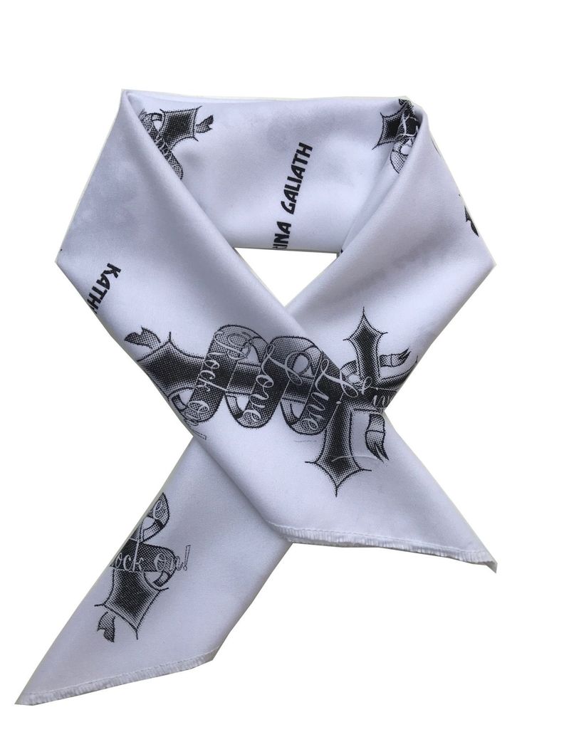 Bandana Blanca Estampada-1
