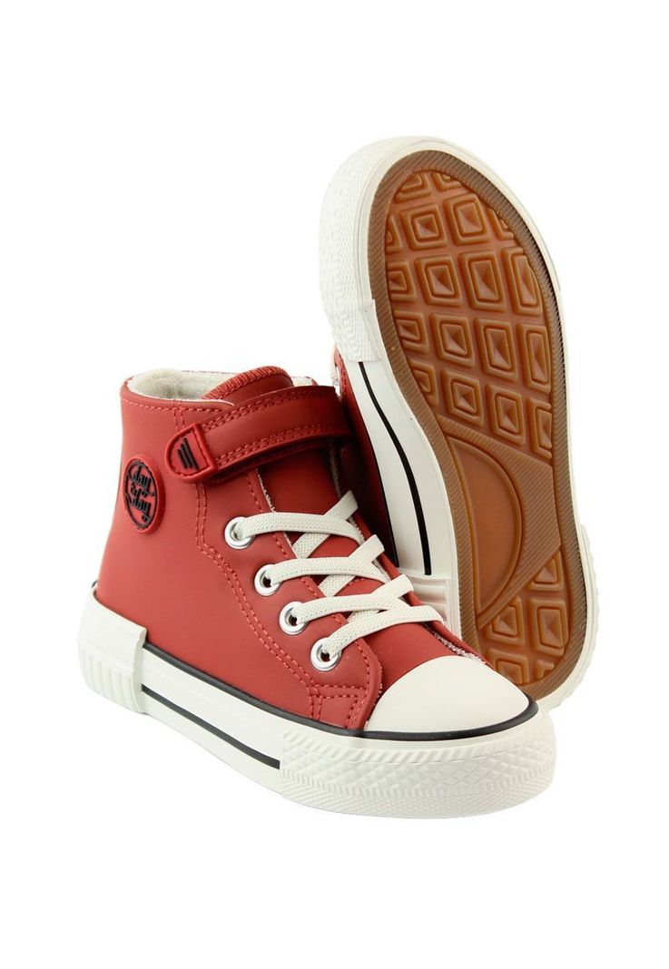 Zapatilla day to day caña velcro elastico niño 943-3