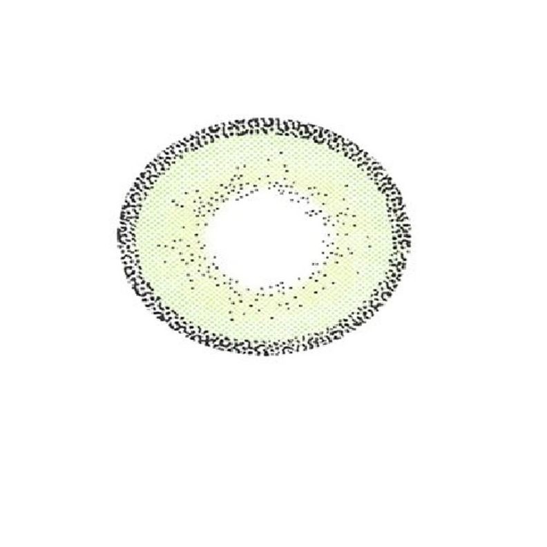 Par De Lentes De Contacto Línea Edge Color Verde-0