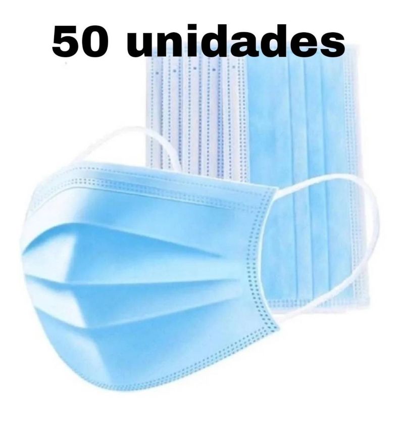 CAJA MASCARILLA DESECHABLE CELESTE-1
