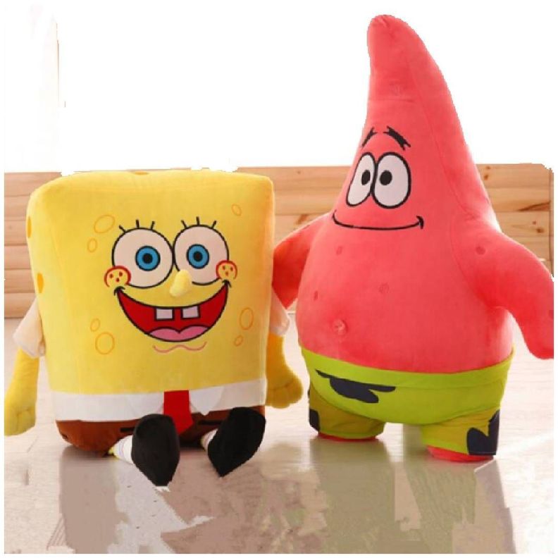 Set Bob Esponja y Patricio Estrella de Peluche de -0