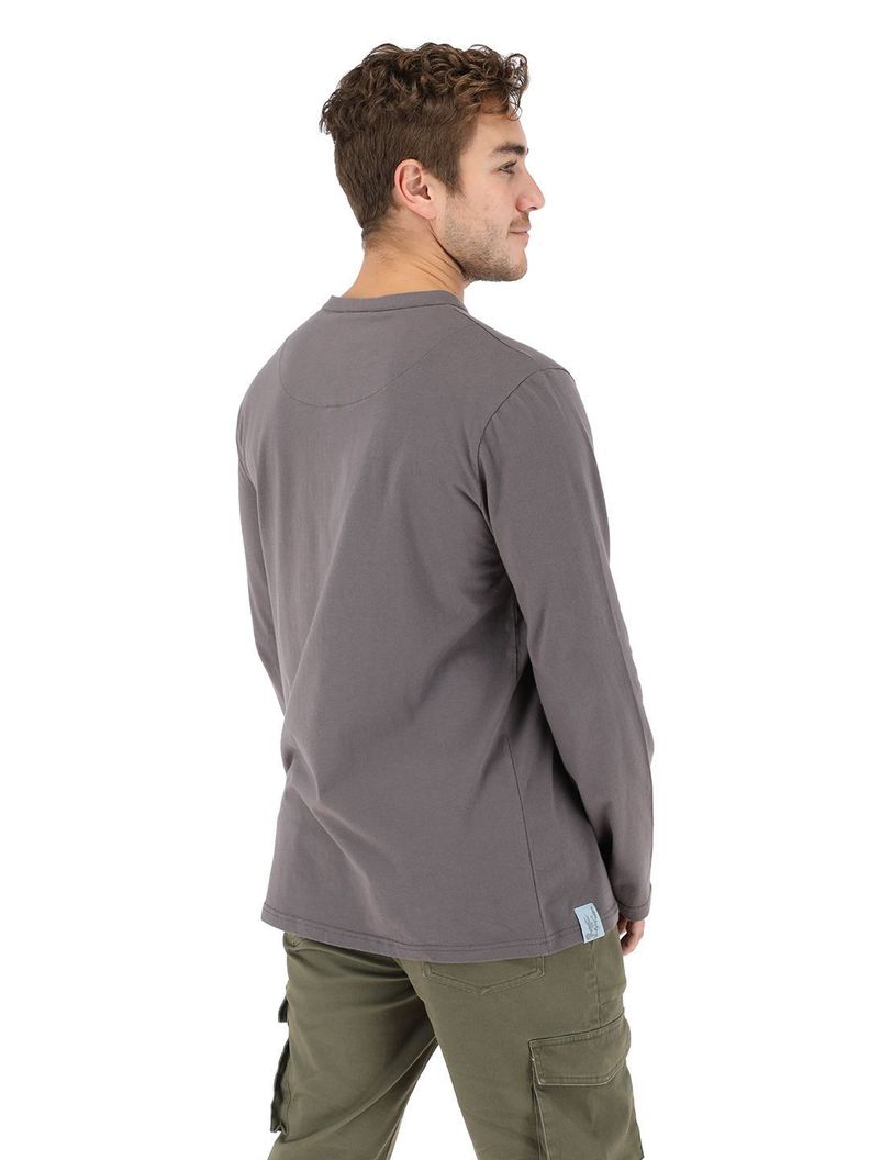 Polera Picuda Gris Hombre-2