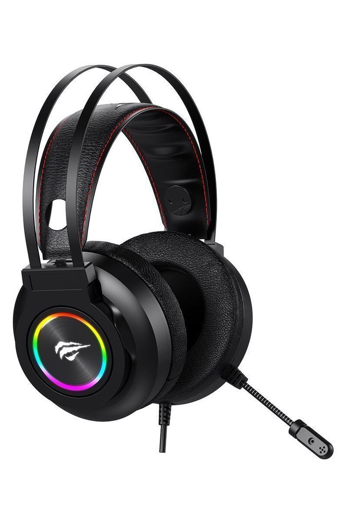 Audífonos Gamer RGB H654 con Micrófono Negro-0