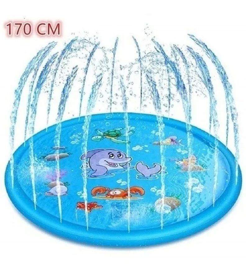 Alfombra Inflable Para Lluvia De Agua Cojín Verano Niños Favorito-2