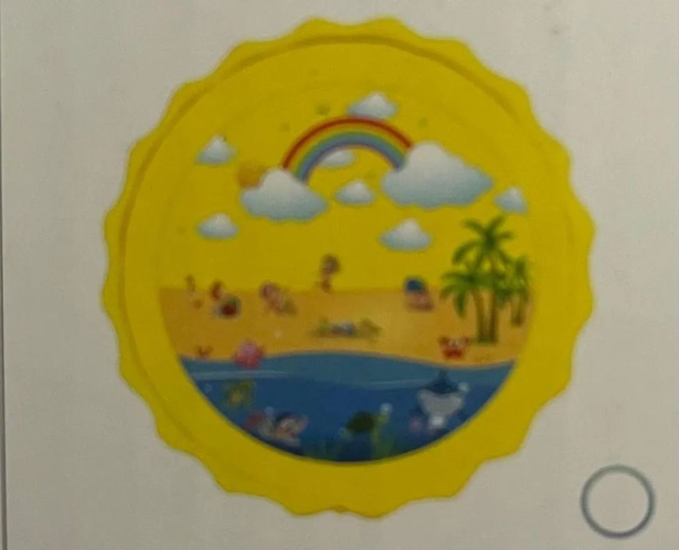 Alfombra Inflable Para Lluvia De Agua Cojín Verano Niños Favorito-1