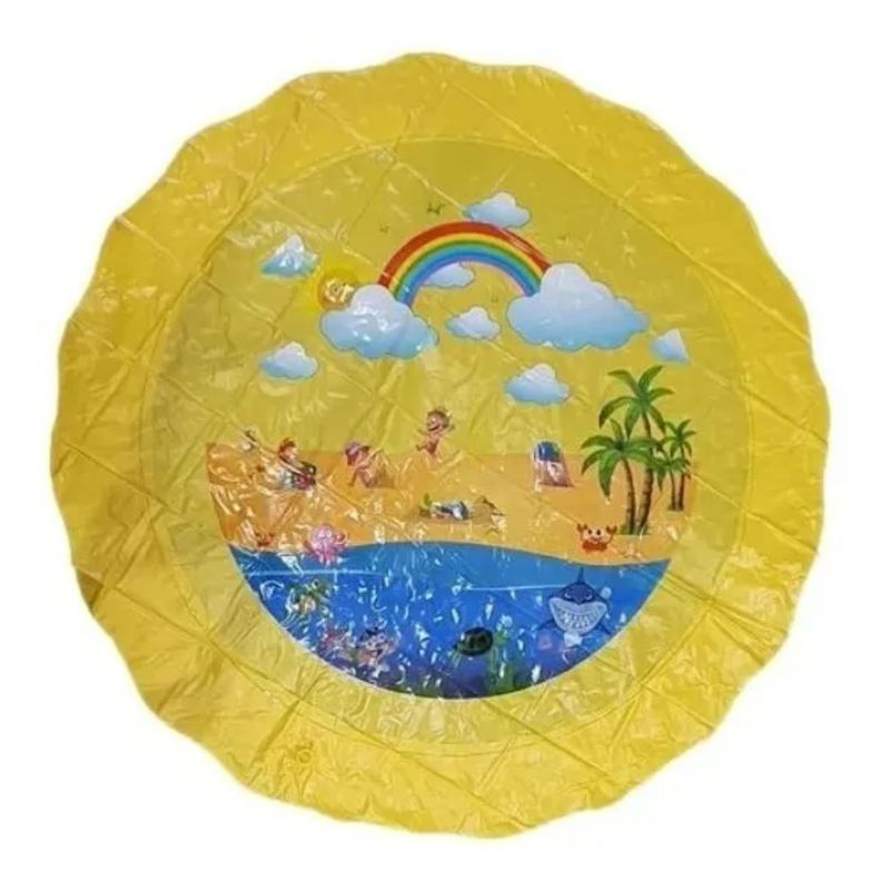 Alfombra Inflable Para Lluvia De Agua Cojín Verano Niños Favorito-0