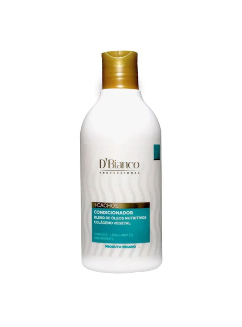 Acondicionador +Cachos DBianco 300 Ml azul claro