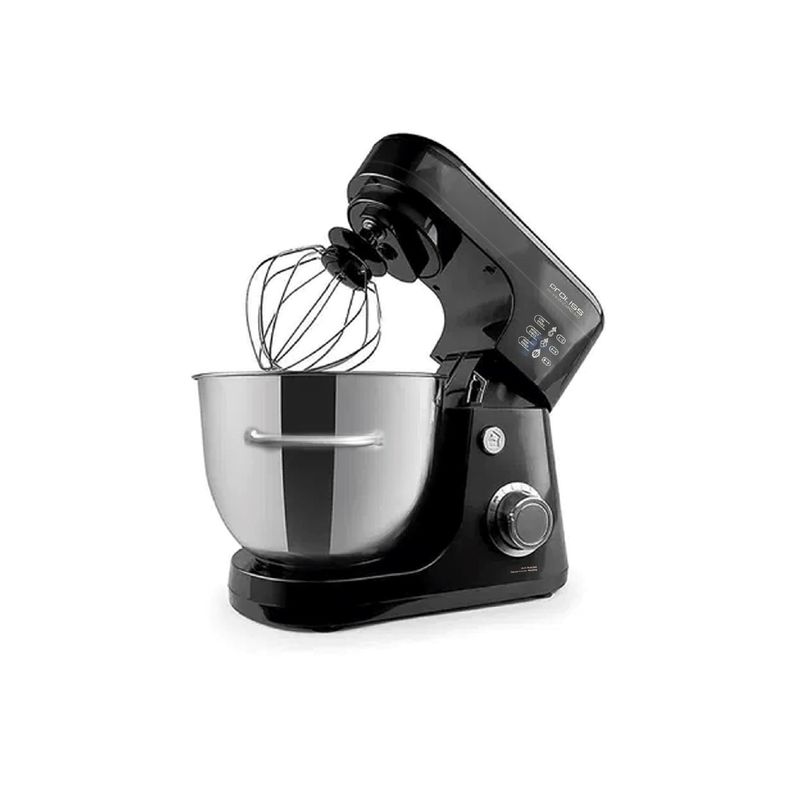 Batidora Amasadora 1200w De 8 Velocidades Color Negro - PuntoStore-0