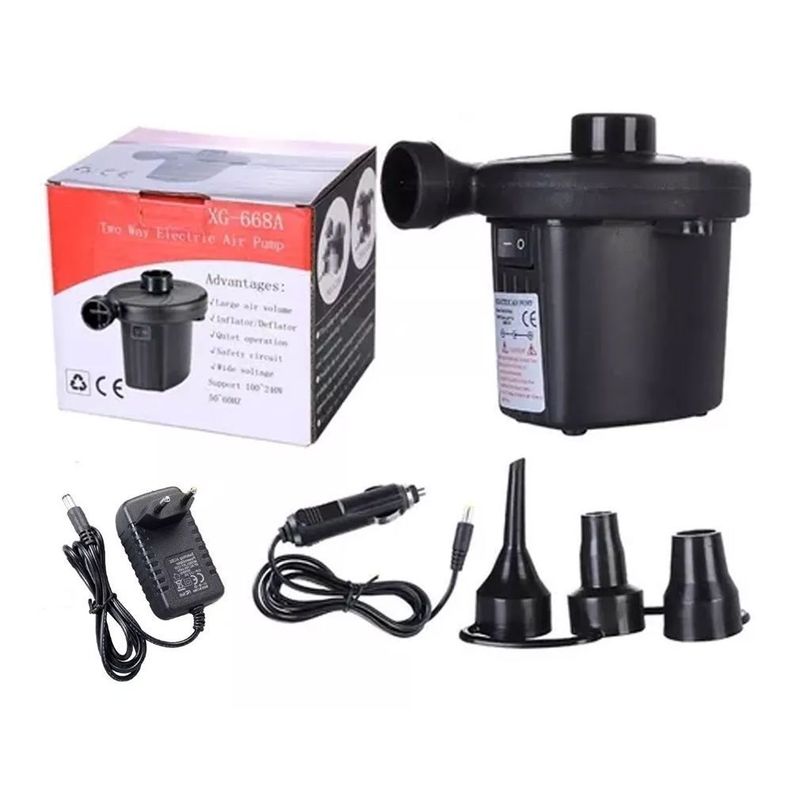 Inflador Electrico Multifuncional Para 220v/12v-4