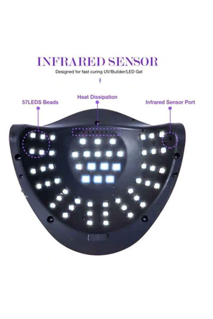 Lámpara Led Uv Manicura 180w Uñas Secador Profesional-3