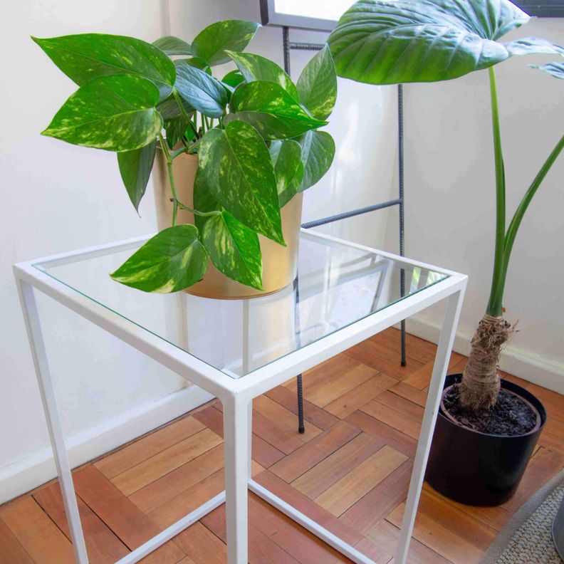 MESA LATERAL ALTAR 40 BLANCO GLASS-4