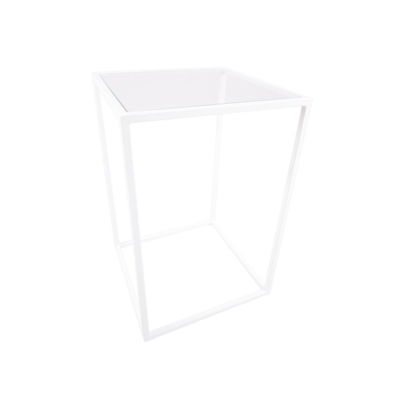 MESA LATERAL ALTAR 40 BLANCO GLASS-1