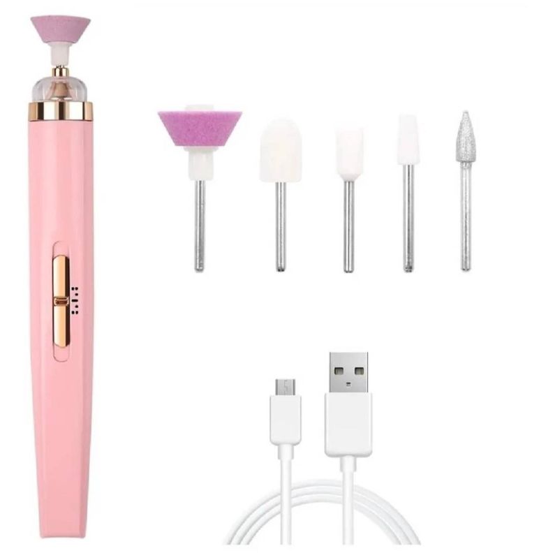 SALON MANICURE RECARGABLE USB 5 PZAS. CON LUZ-6