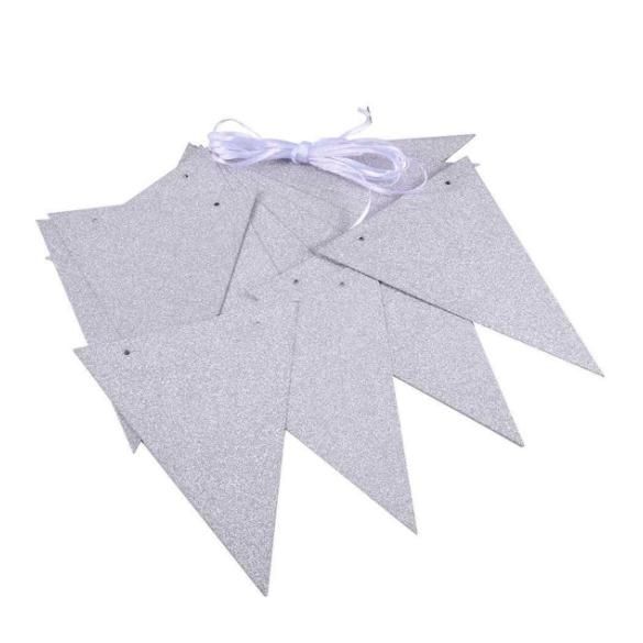 Guirnaldas - Plata Brillante 10pcs - 3 Metros-1