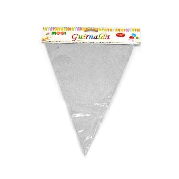Guirnaldas - Plata Brillante 10pcs - 3 Metros-0
