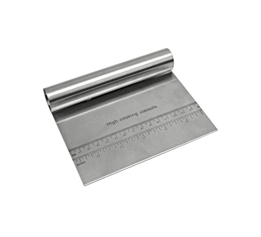 Scraper Metálico Espátula Alisador Torta Cortador Masa 22cm-0