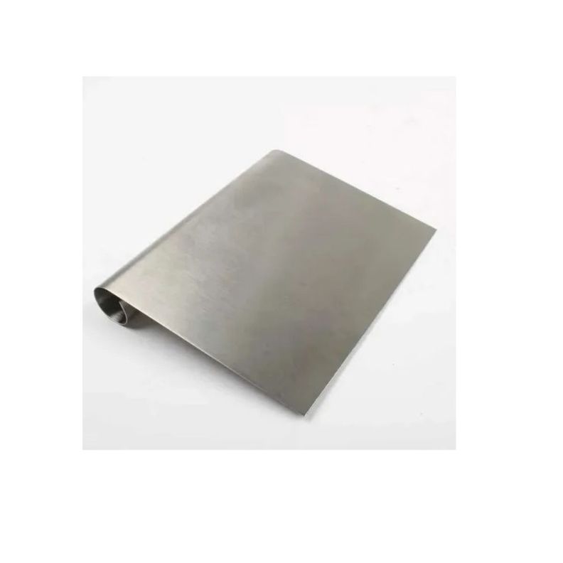 Scraper Metálico Espátula Alisador Torta Cortador Masa 22cm-1