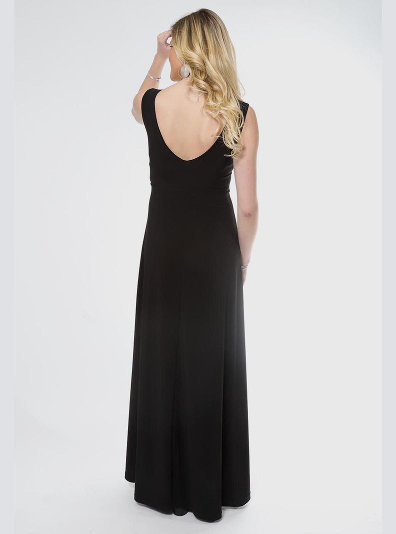 Vestido Vera Negro Natalia Seguel -2