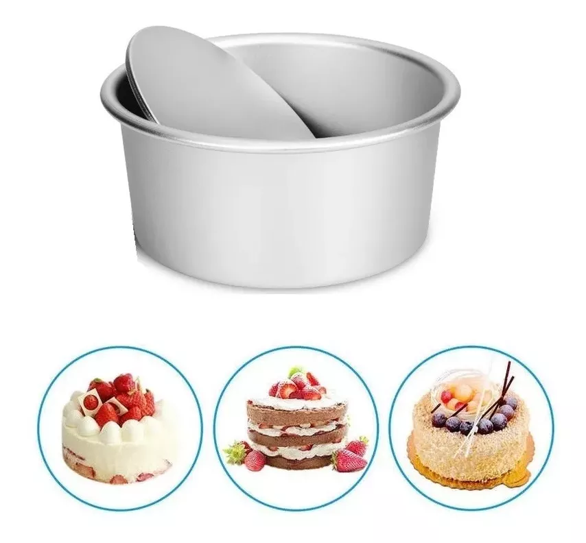 Molde Torta Molde Queque Molde Aluminio Moldes Torta16x10cm-1
