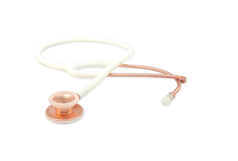 Fonendoscopio ADSCOPE-Lite ADC® 619 Edición Especial Oro Rosa Blanco-0