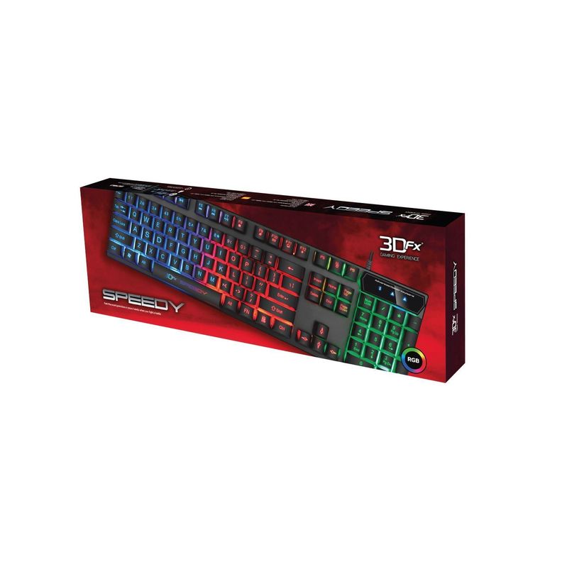 Teclado Gamer Pc Retroiluminación Speedy - Puntostore-3