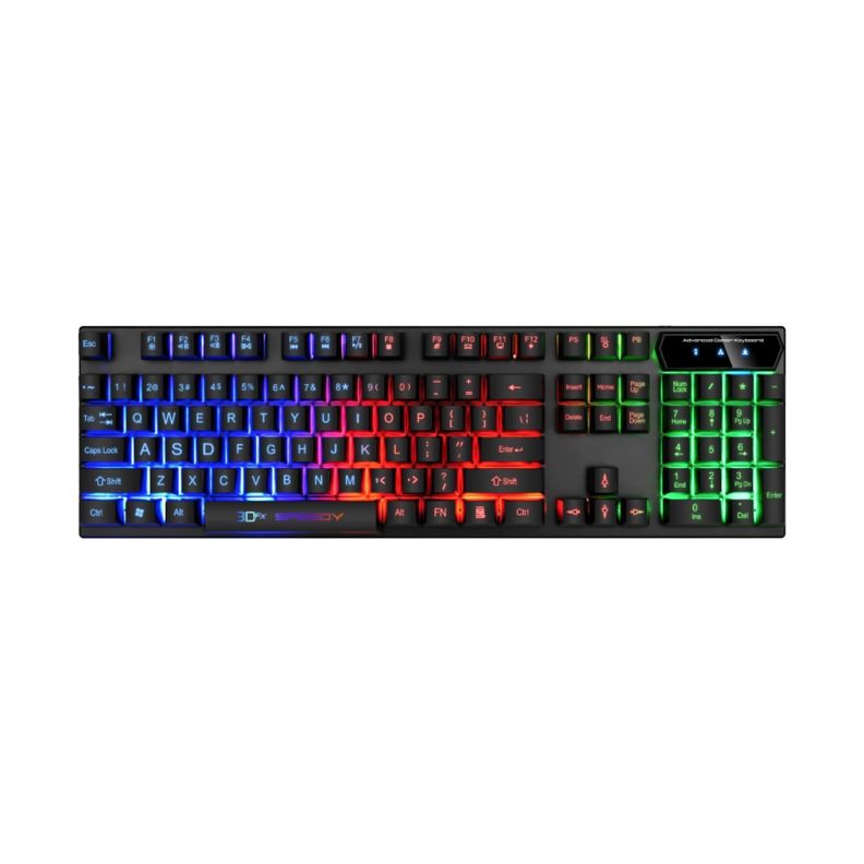 Teclado Gamer Pc Retroiluminación Speedy - Puntostore-0